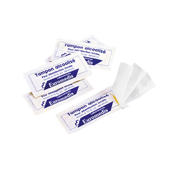 Tampons d'alcool
