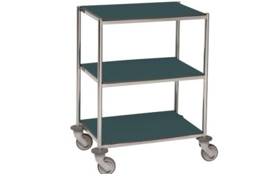 Guéridons 3 plateaux Inox – Couleur sans poignées